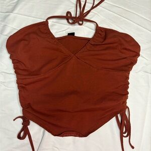 Rust Halter Top